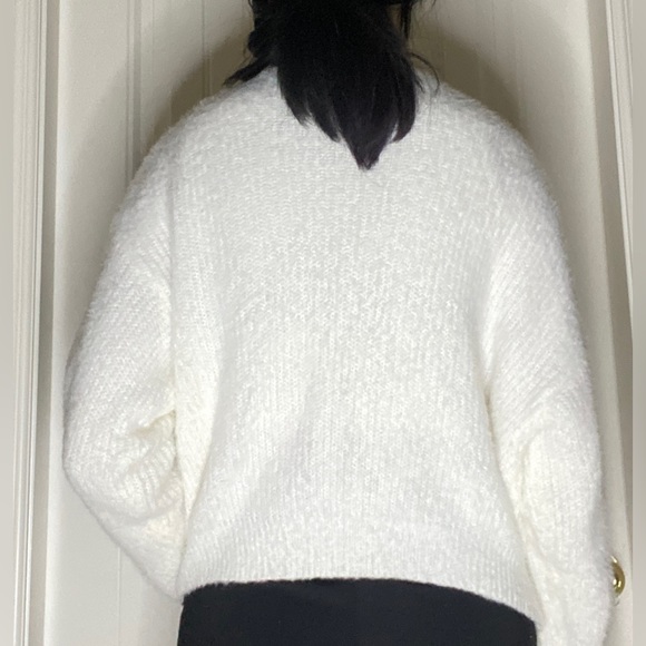 White sweater with buttons - Picture 2 of 2